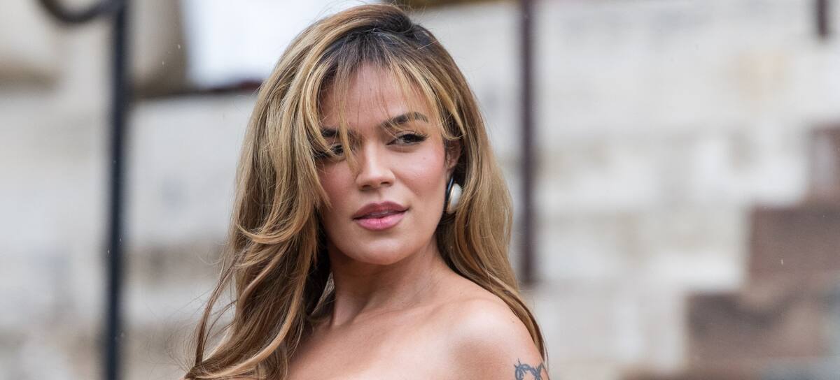 Karol G en el desfile de Schiaparelli