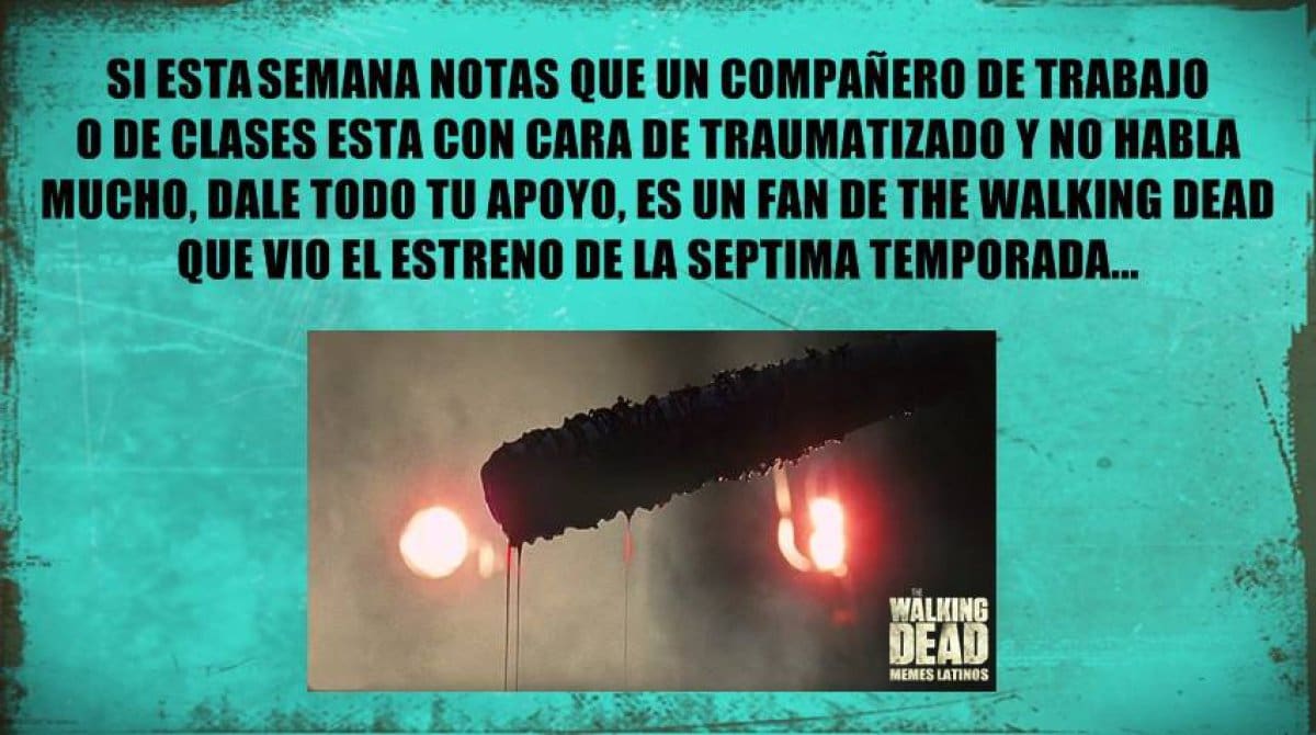 Los memes del arranque de la 7ma temporada de #TheWalkingDead