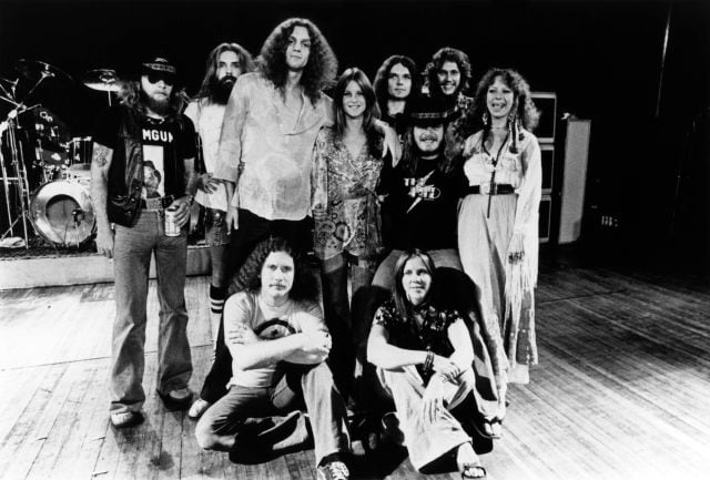 Lynyrd Skynyrd antes del trágico accidente en 1977