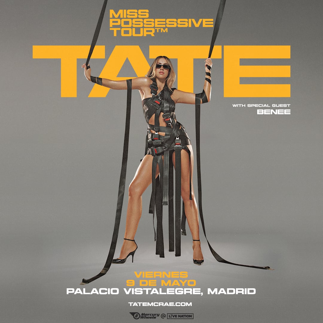 Tate McRae anuncia Miss Possessive Tour en Madrid