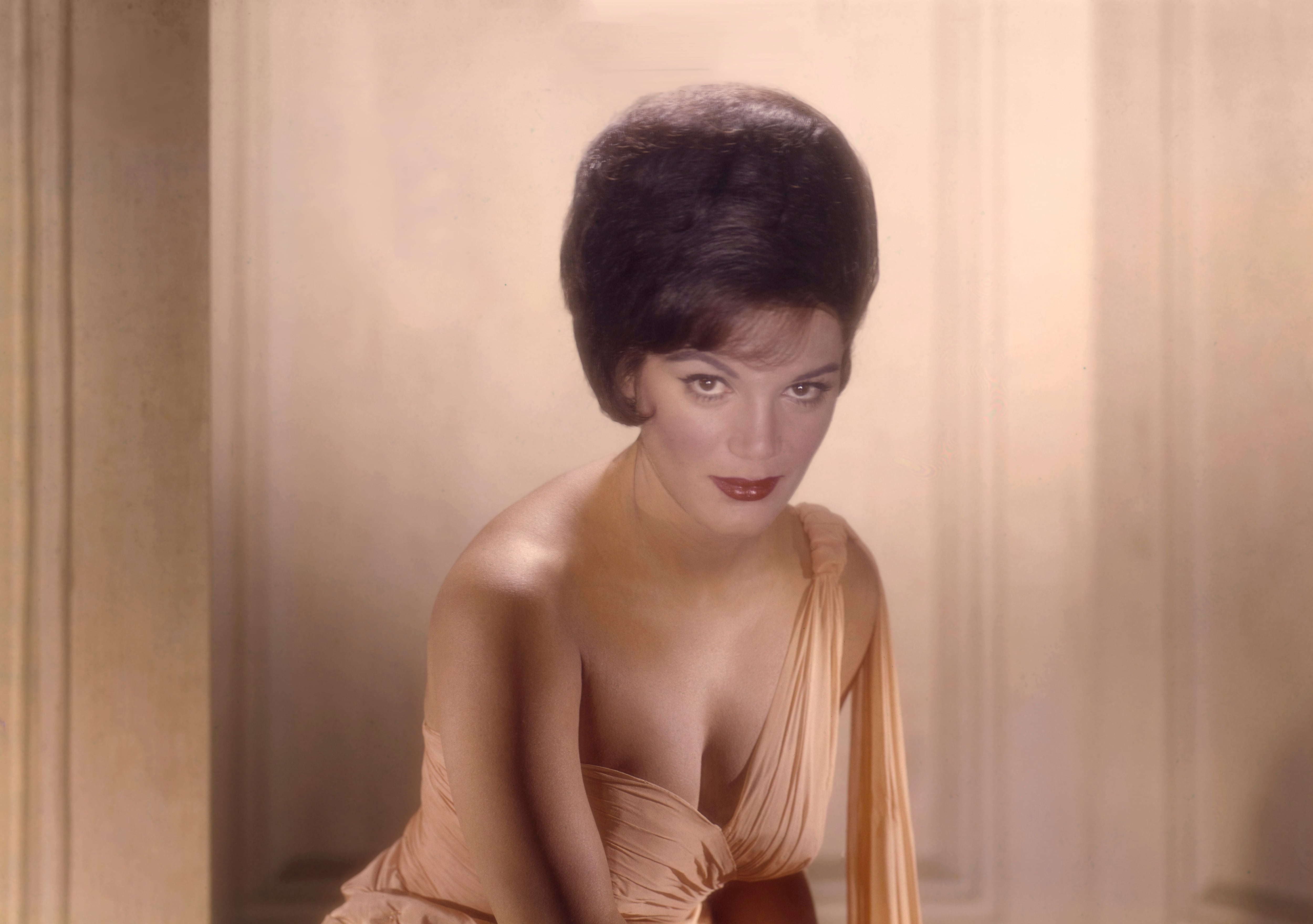 La actriz y cantante americana Connie Francis en 1960.