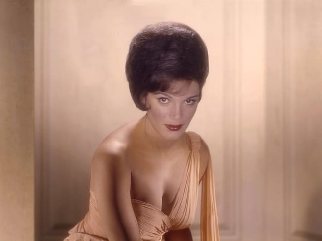 La actriz y cantante americana Connie Francis en 1960.