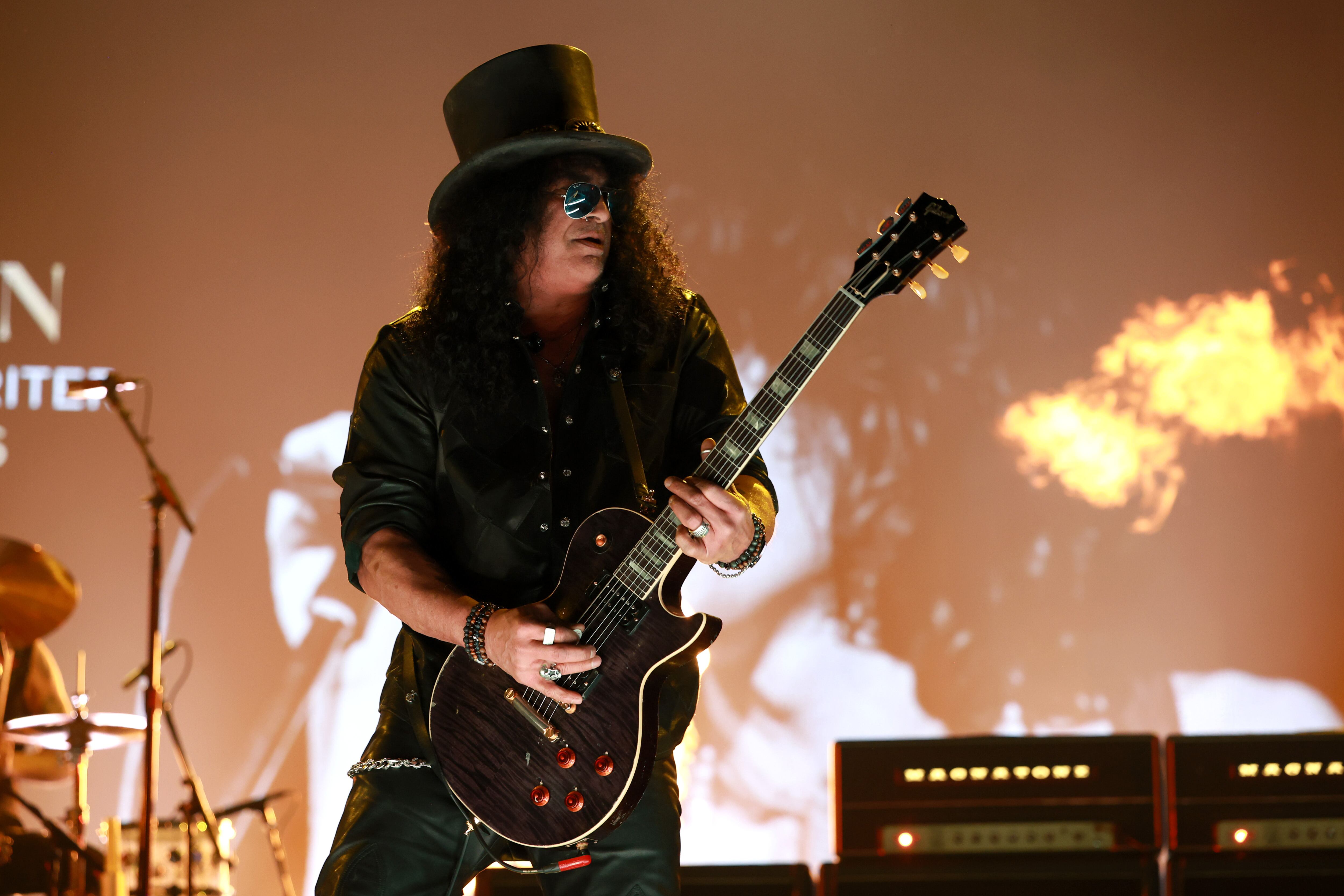 Slash en la 68ª edición de los Premios Grammy.