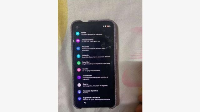 ¿Es este el Google Pixel 4a? 