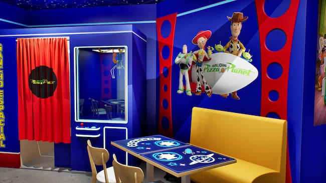 El Pizza Planet de Madrid. / Disney