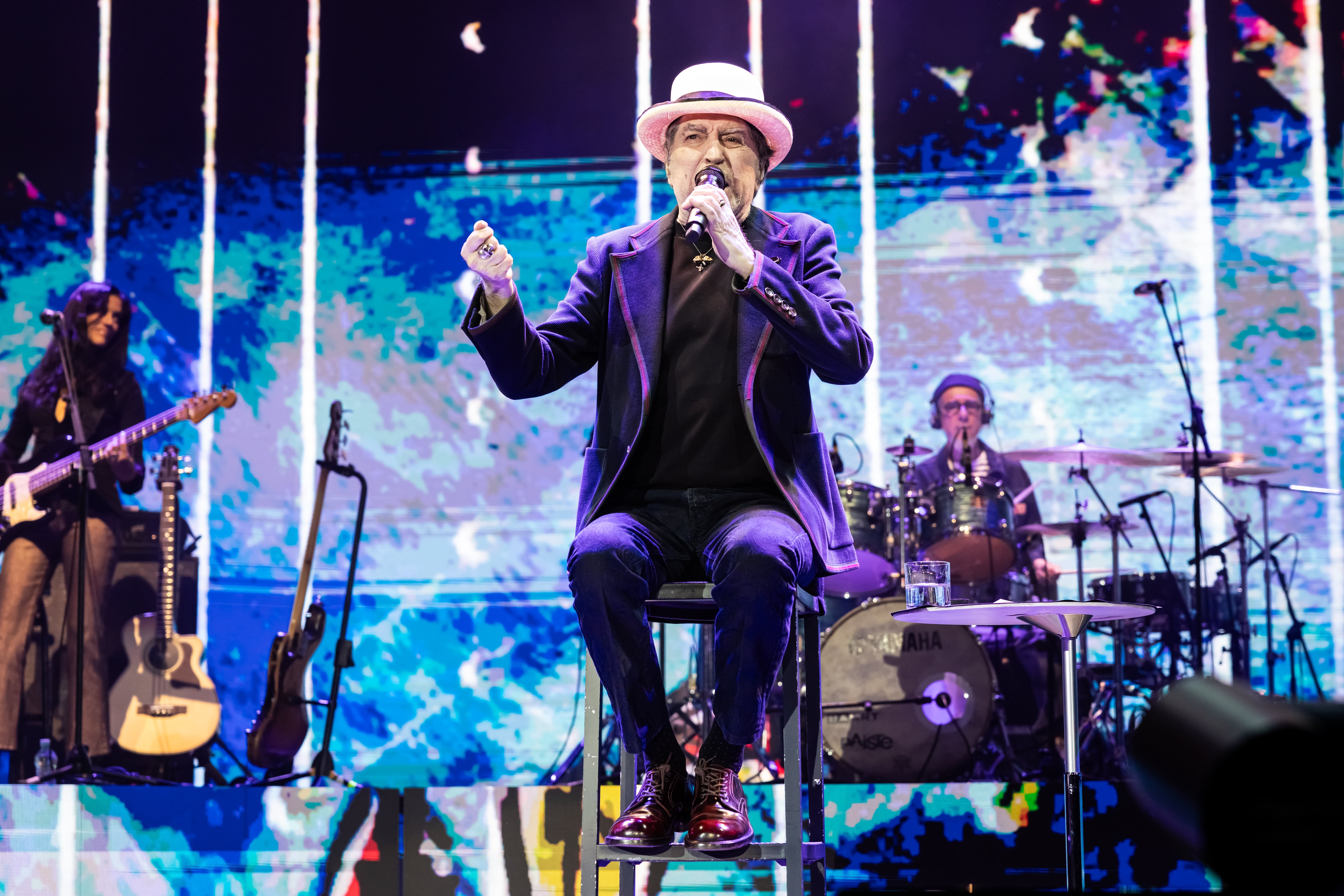 Joaquín Sabina en su primer concierto en Madrid de su última gira.  / Aldara Zarraoa/Redferns