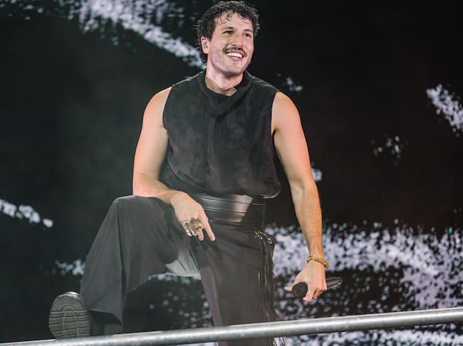 Sebastián Yatra en su concierto en Madrid. / Arturo de Lucas