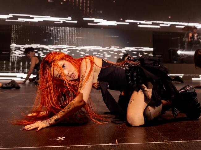 Ruslana llego al escenario del Olimpic Arena de Badalona para combinar actitud y emoción con 'La balada, Lokademás y Estrella del rock'