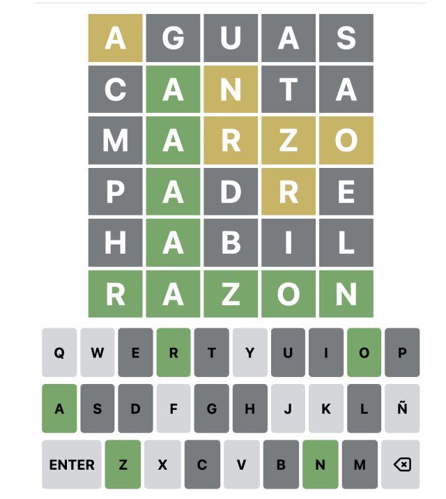 Cómo se juega Wordle