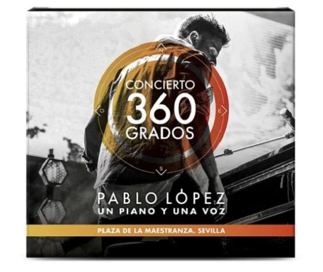 Portada de lo nuevo de Pablo López: &#039;Un Piano Y Una Voz En 360º Desde La Maestranza De Sevilla&#039;