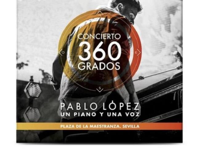 Portada de lo nuevo de Pablo López: 'Un Piano Y Una Voz En 360º Desde La Maestranza De Sevilla'