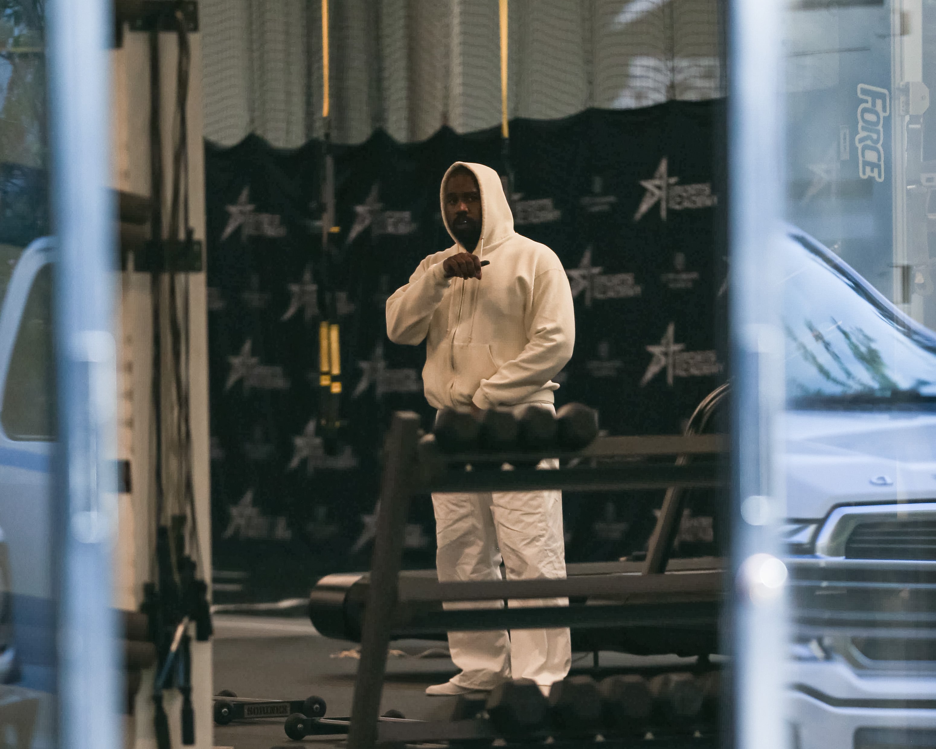 Kanye West, visto en Los Ángeles.