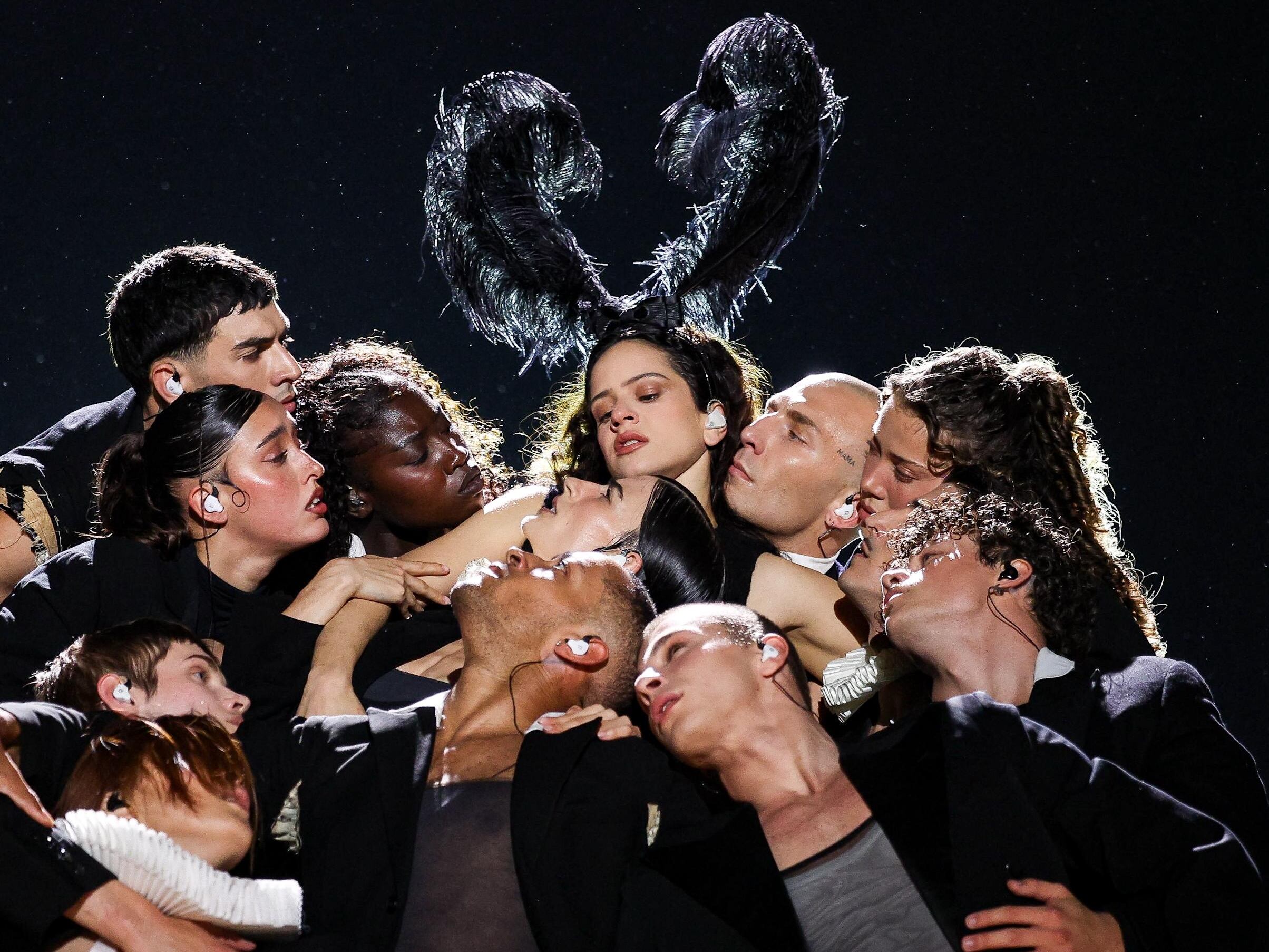 Rosalía en el LUX Tour en Barcelona el 13 de abril de 2026, en el Palau Sant Jordi. Christian Bertrand