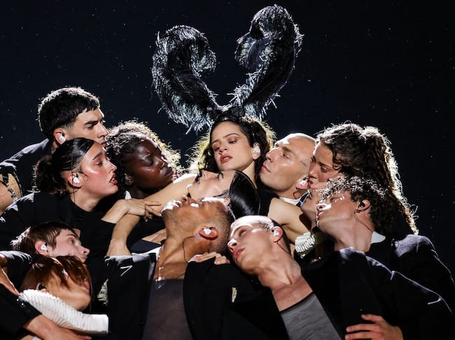 Rosalía en el LUX Tour en Barcelona el 13 de abril de 2026, en el Palau Sant Jordi. Christian Bertrand