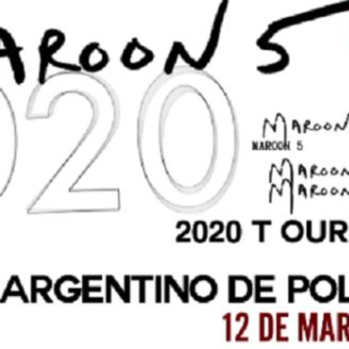 ¡Maroon 5 anunció su show en Argentina!