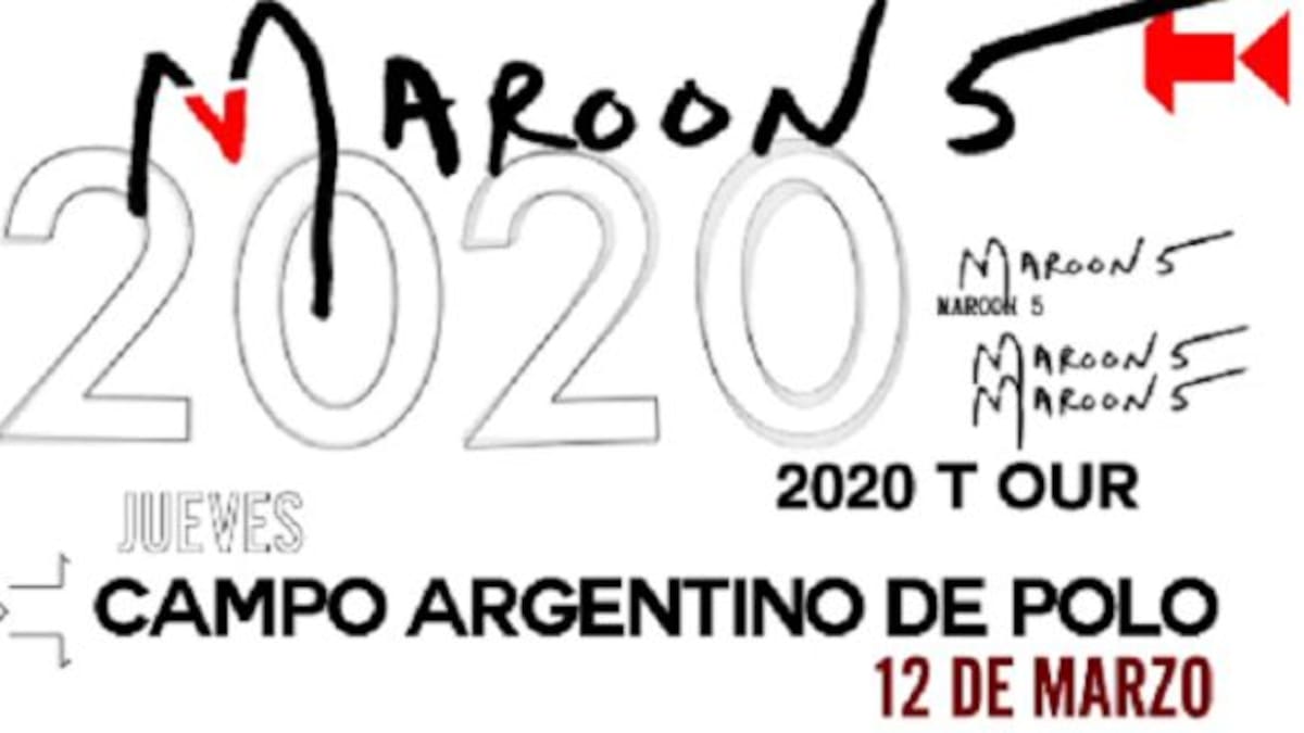 ¡Maroon 5 anunció su show en Argentina!