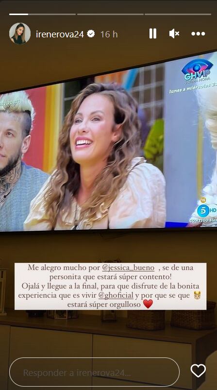 Irene Rosales comparte un mensaje en redes