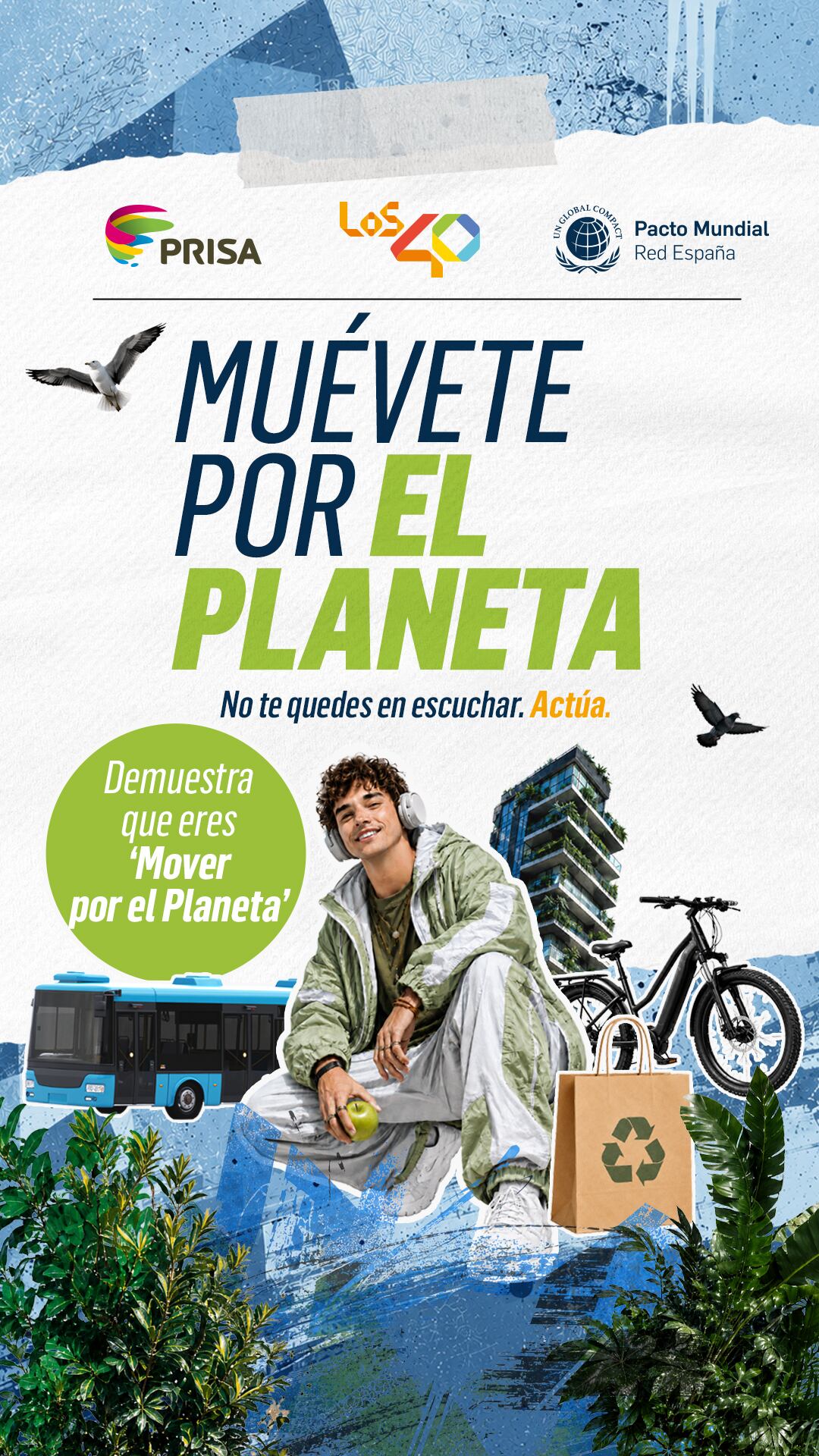 Así es la campaña 'Mover por el planeta'.