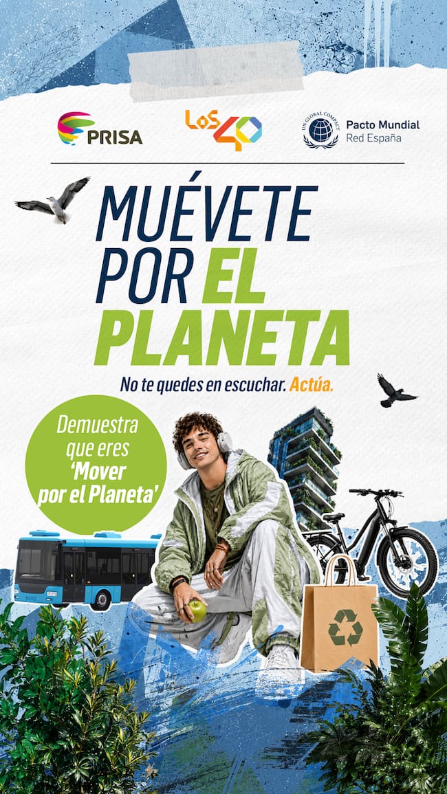 Así es la campaña 'Mover por el planeta'.