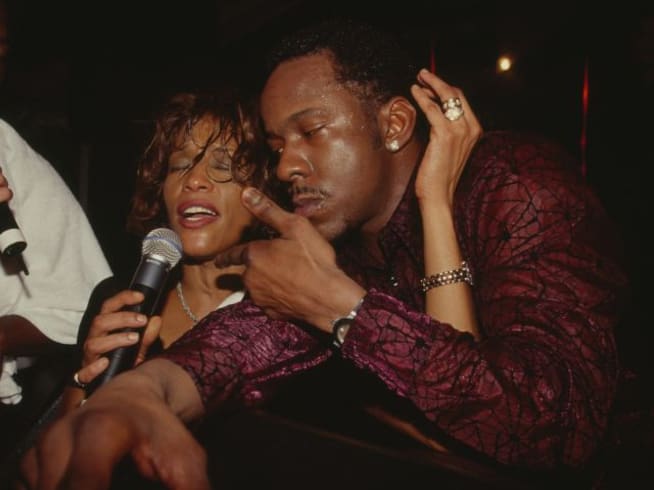 Whitney Houston y Bobby Brown (2000).