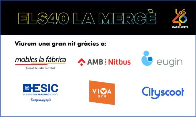 Patrocinadors ELS40 La Mercè 2020