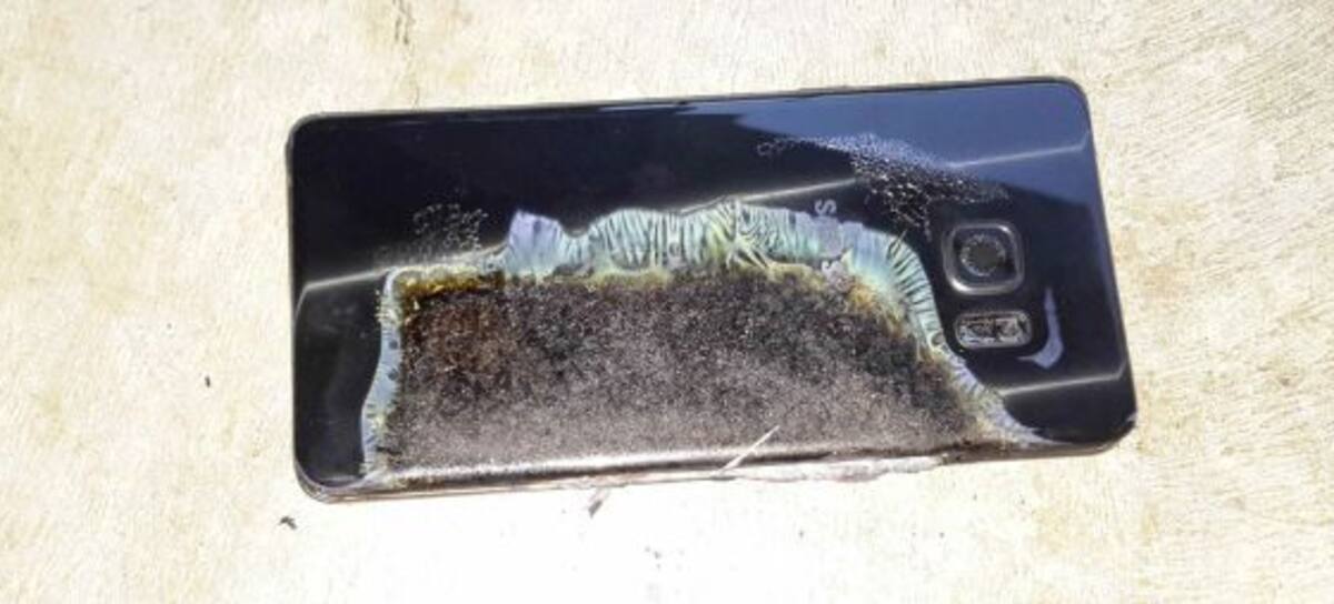 Un Samsung Galaxy Note 7 explota en un restaurante