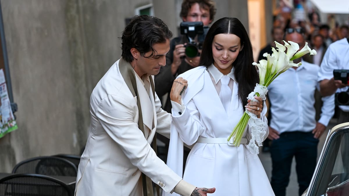 Damiano David y Dove Cameron nos abren el álbum de fotos de su boda: "Los mejores días de mi vida"