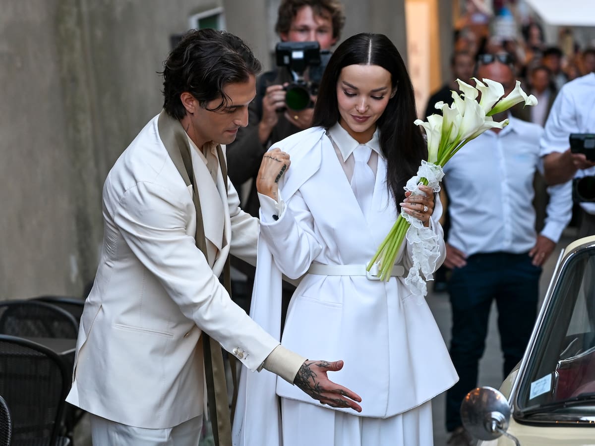 Damiano David y Dove Cameron nos abren el álbum de fotos de su boda: "Los mejores días de mi vida"