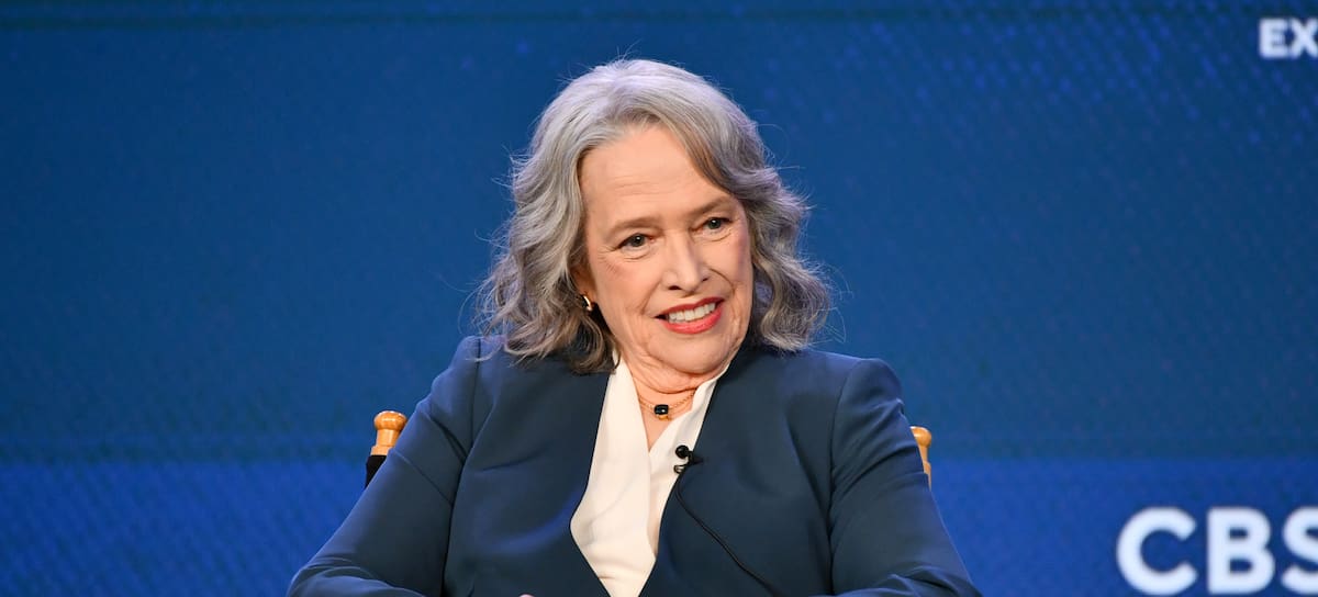 Kathy Bates presentando 'Matlock', su última serie. / Alberto E. Rodriguez/Getty.