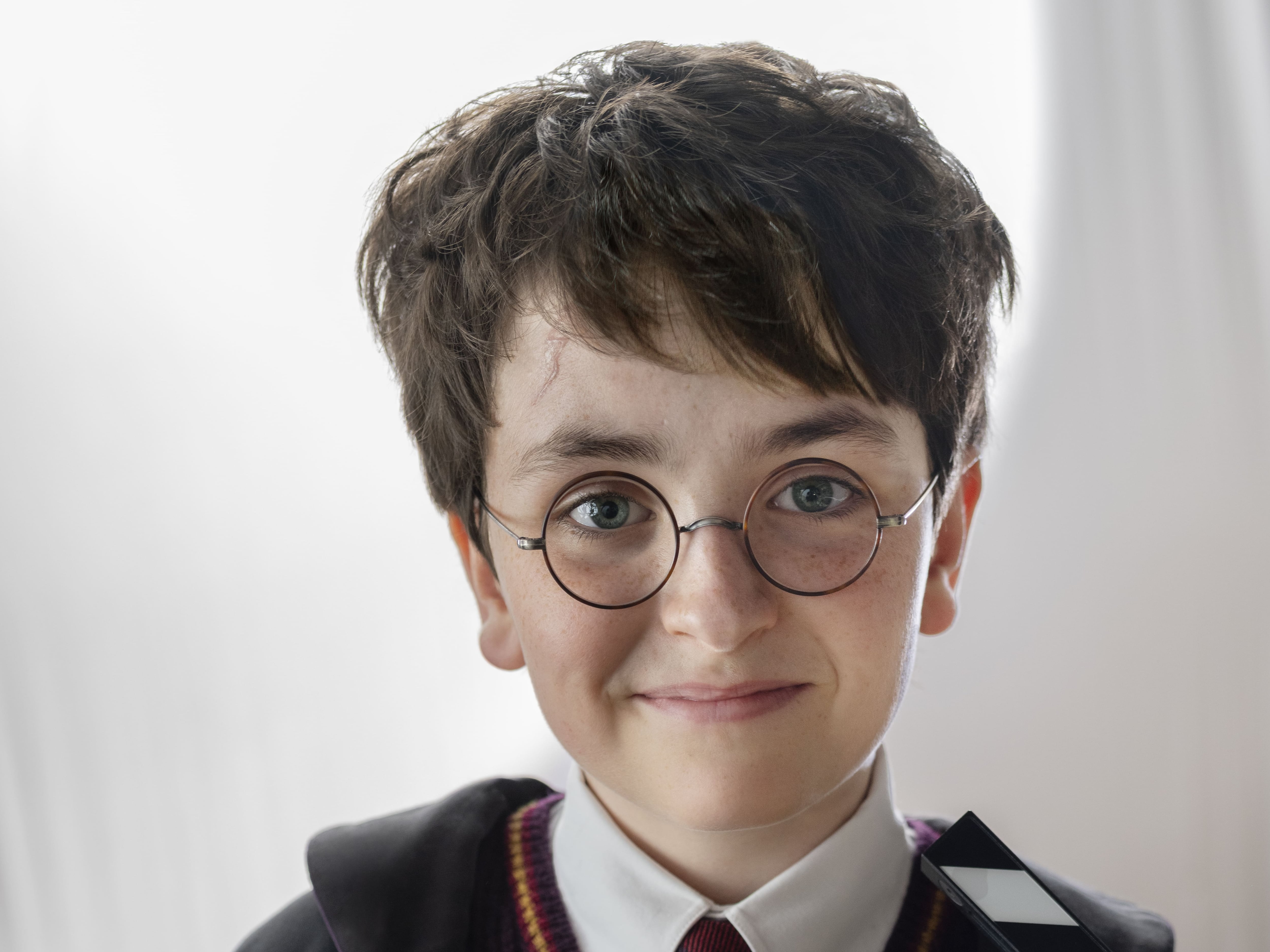 Así luce Dominic McLaughin como Harry Potter