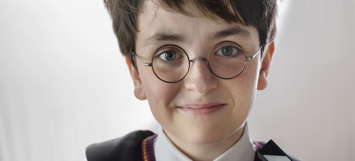 Así luce Dominic McLaughin como Harry Potter
