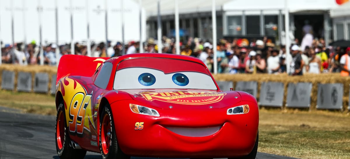 Rayo McQueen en el 'Goodwood Festival of Speed'.