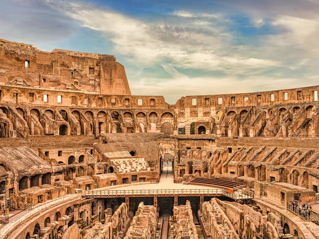 El Coliseo romano.