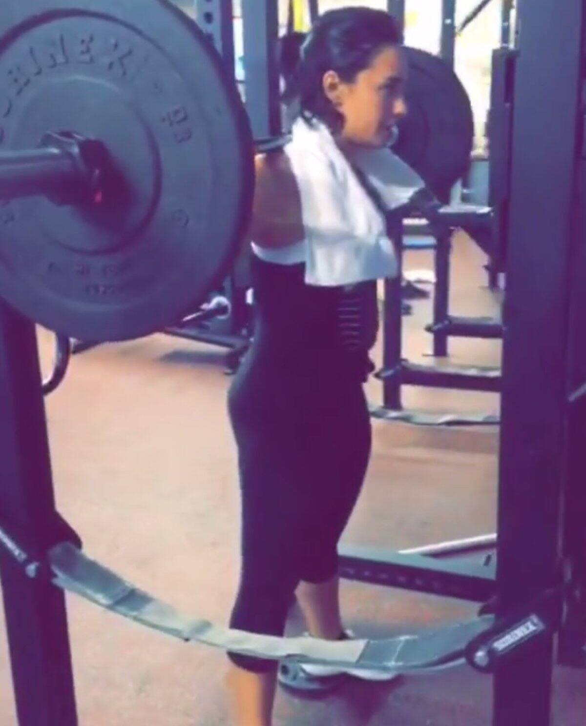 Demi Lovato y sus sentadillas