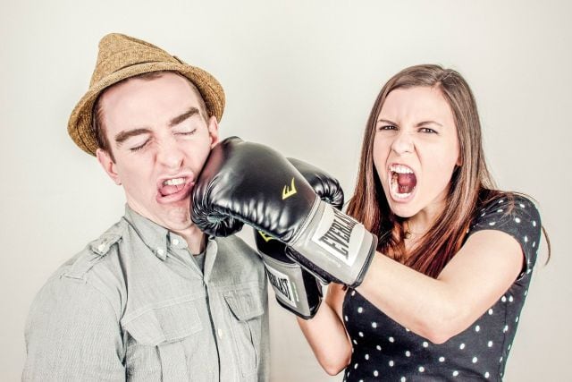 Las peleas en las relaciones son muy frecuentes