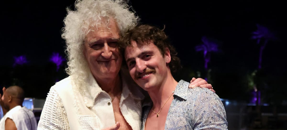 Brian May y Benson Boone en Coachella 2025.