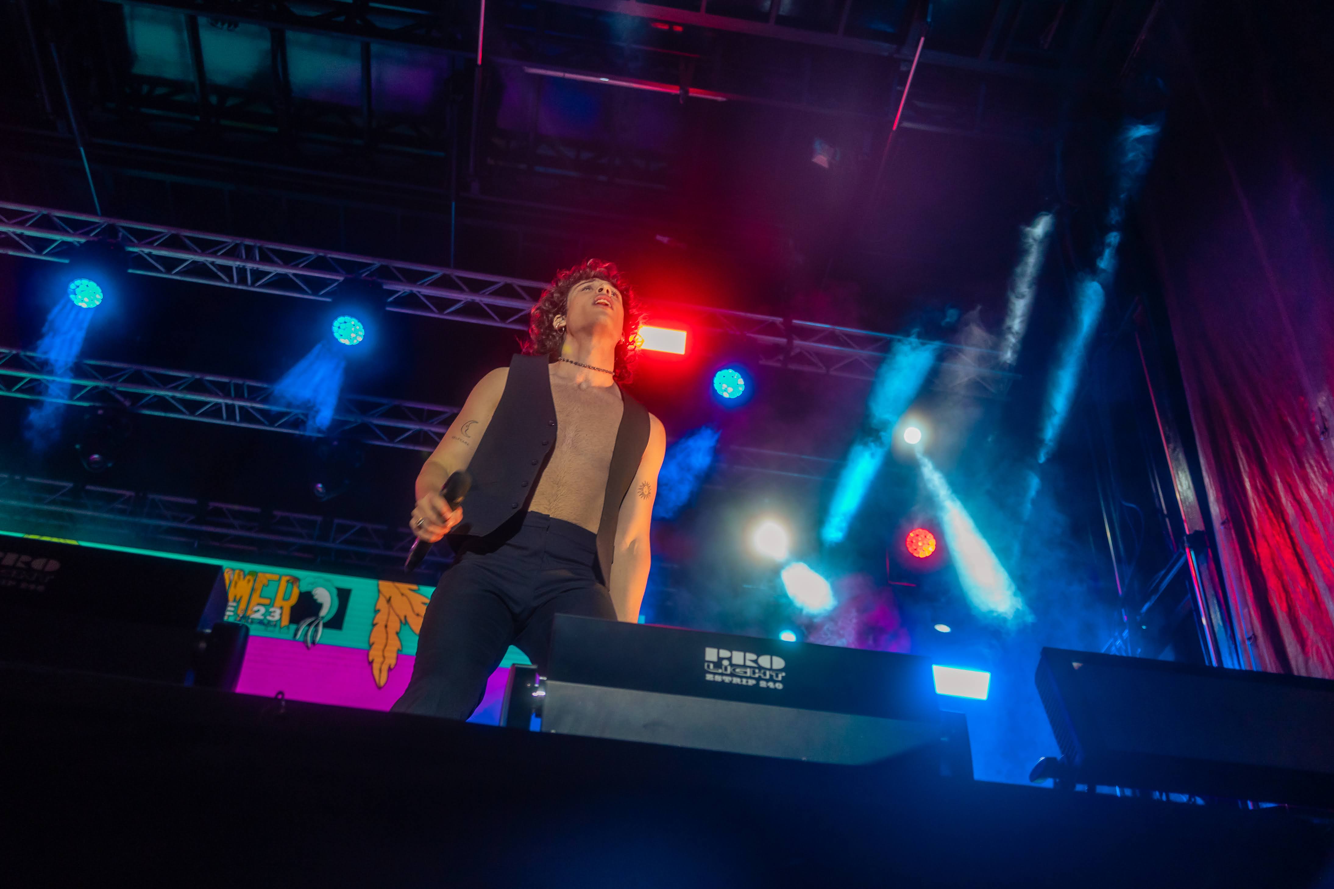 Leo Rizzi en LOS40 Summer Live 2023 en Cáceres