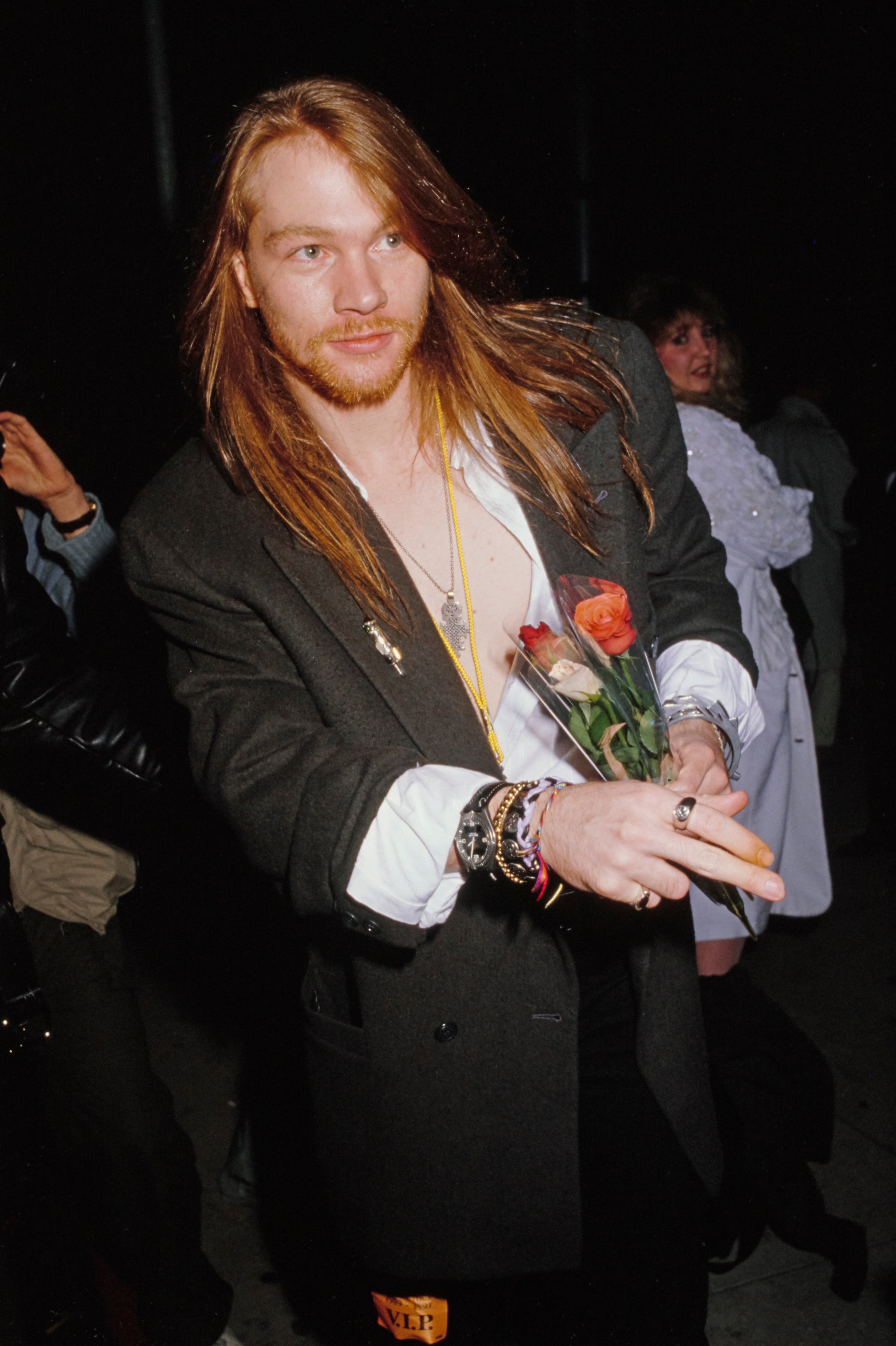 Axl Rose en una foto de 1990