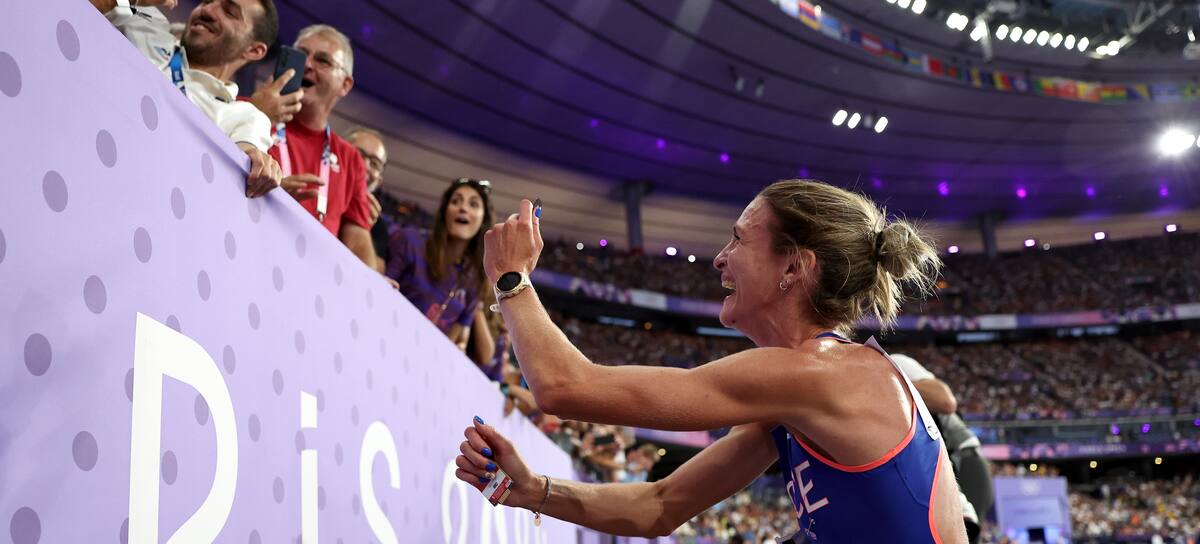Alice Finot, en los Juegos Olímpicos de París 2024.