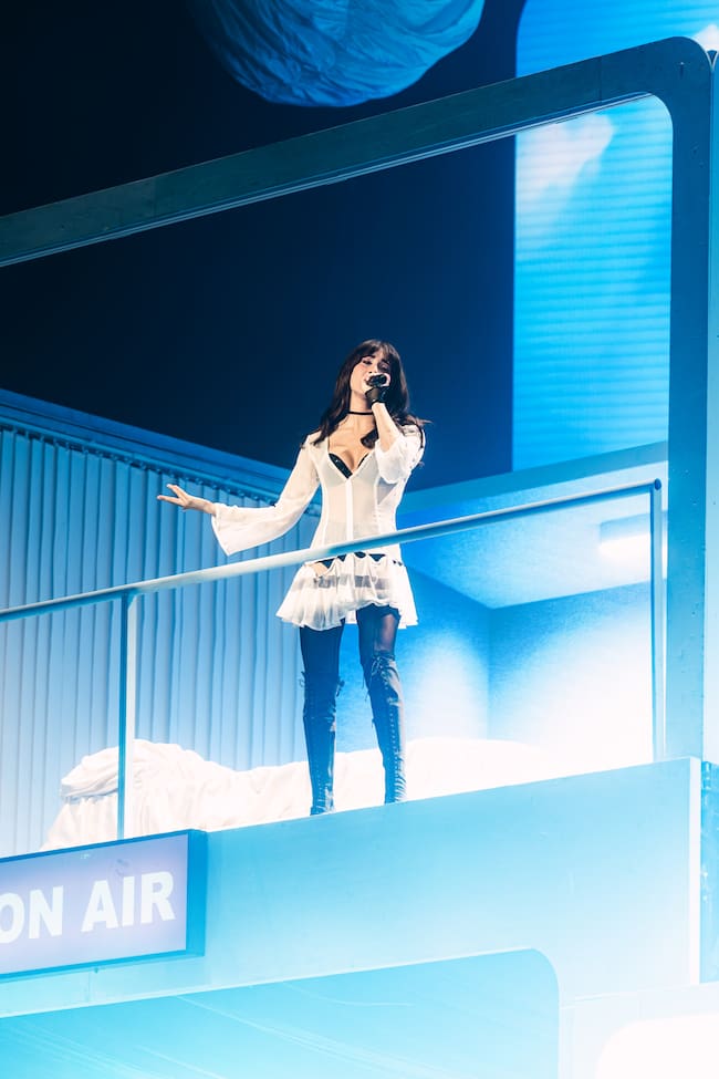 Aitana en su segundo concierto en Bilbao con 'Cuarto Azul'