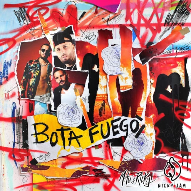 Portada de 'Bota Fuego', el nuevo sencillo de Mau y Ricky con Nicky Jam
