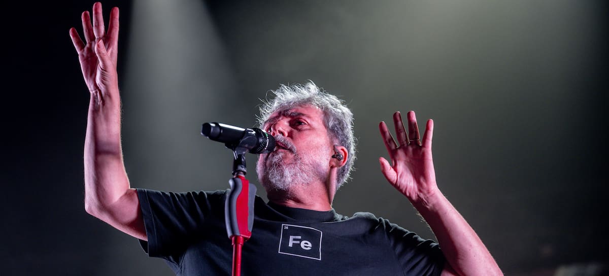 Iván Ferreiro, en su concierto en el Movistar Arena 2026.
