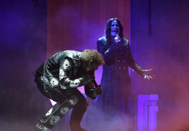 Post Malone y Ozzy Osbourne cantaron juntos en los American Music Awards 2019.