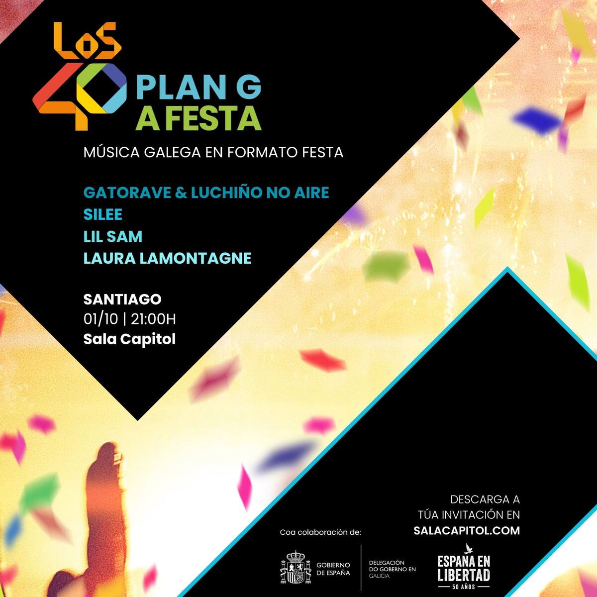 O PlanG de LOS40 en Galicia xa ten A Festa