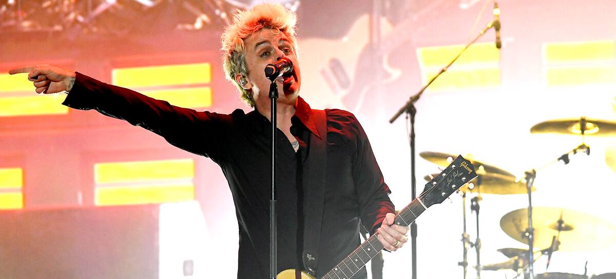 El cantante Billie Joe Armstrong durante un concierto de Green Day en Tempe, Arizona, el 25 de febrero de 2023.