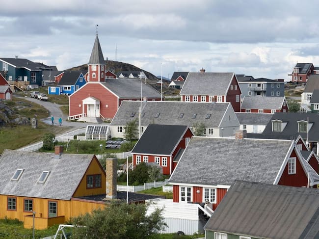 Nuuk, capital de Groenlandia.