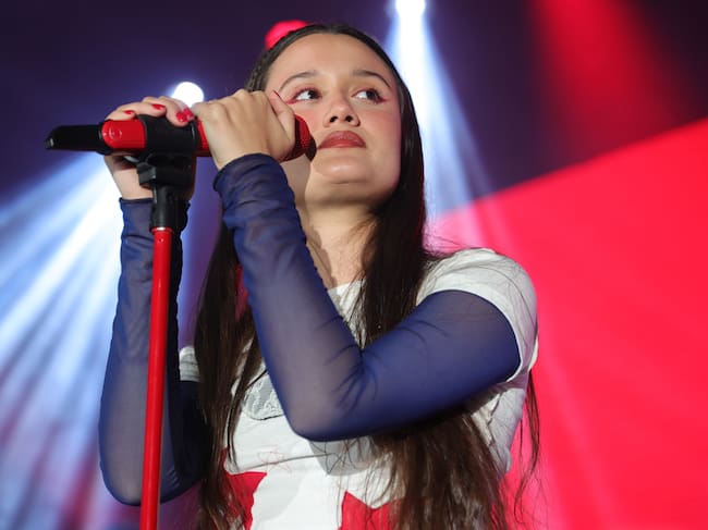 Joaquina durante su concierto en el Auditorio Nacional de México