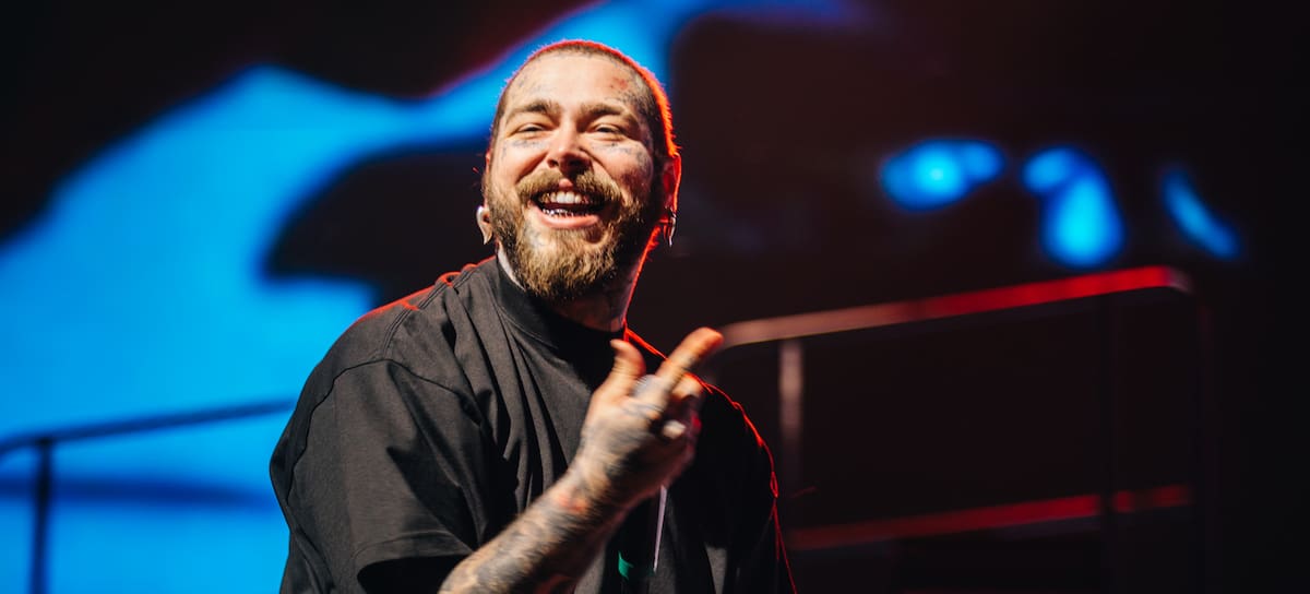 Post Malone, en concierto.