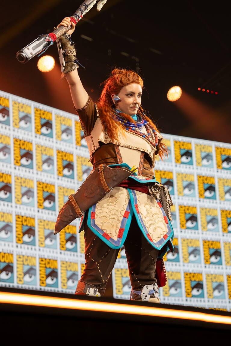 Cosplay de Alloy (Horizon) en la SDCC Málaga.
