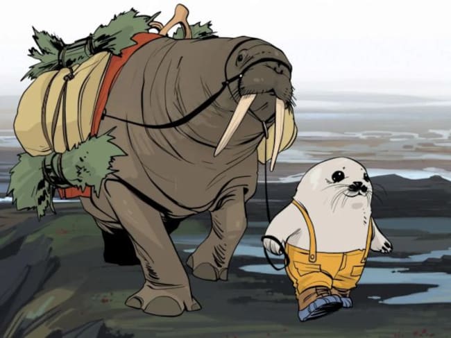 El dibujo de Fiona Staples es una barbaridad.